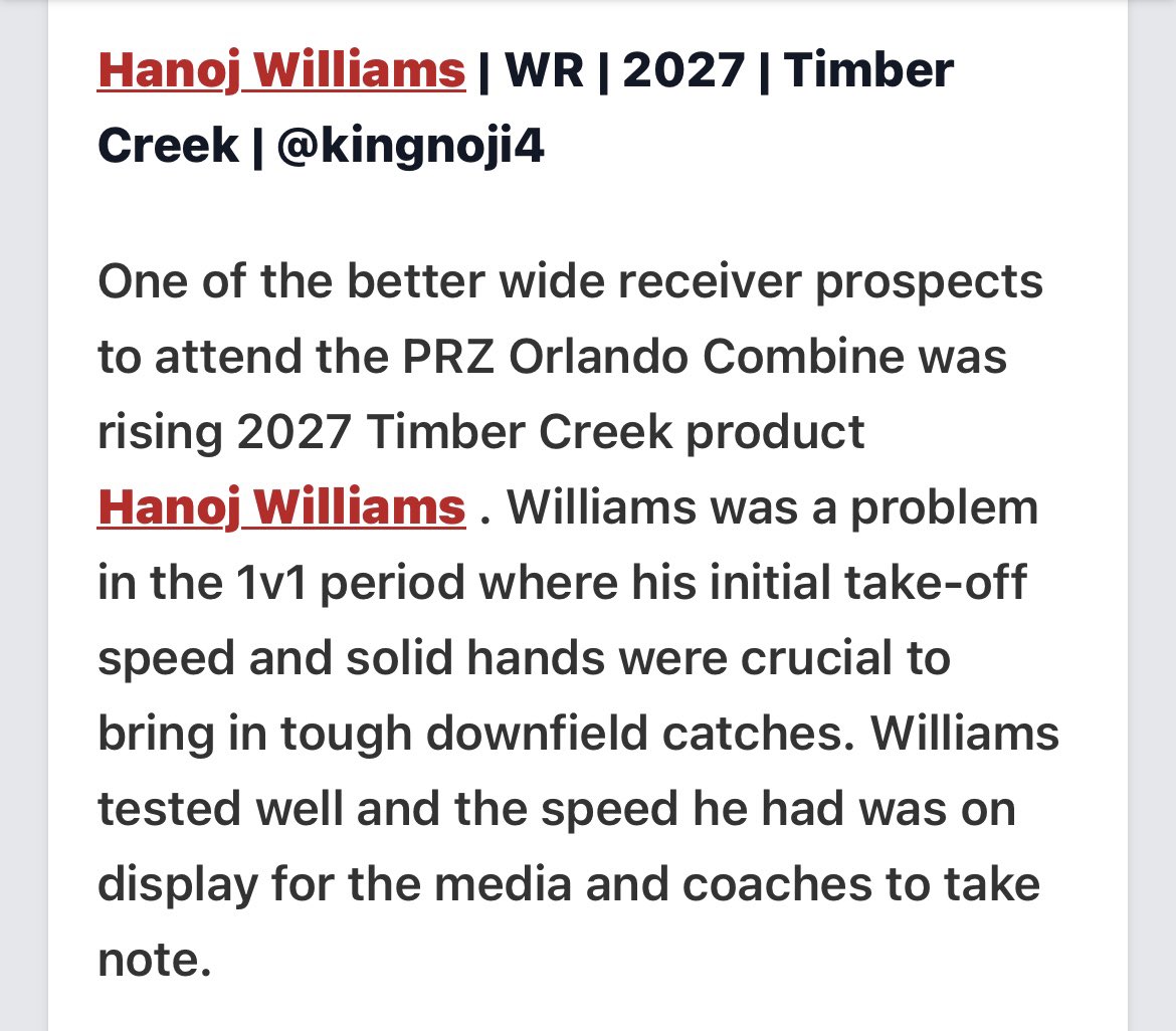 Thank you @RealNews102 & @PrepRedzoneFL for the recognization. Now we are back in the lab spring football on the clock ⏰ @TCHSFB