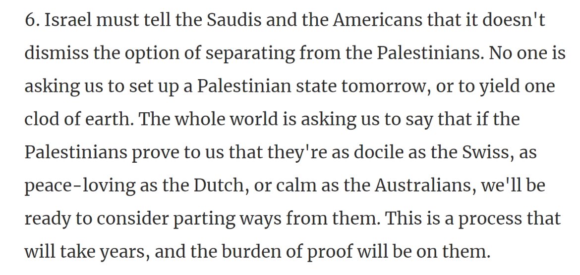 Sehr lesenswert: Yair Lapids vermeintlich „liberaler“ Ausblick auf einen palästinensischen Staat. (Quelle: Haaretz, gestern).