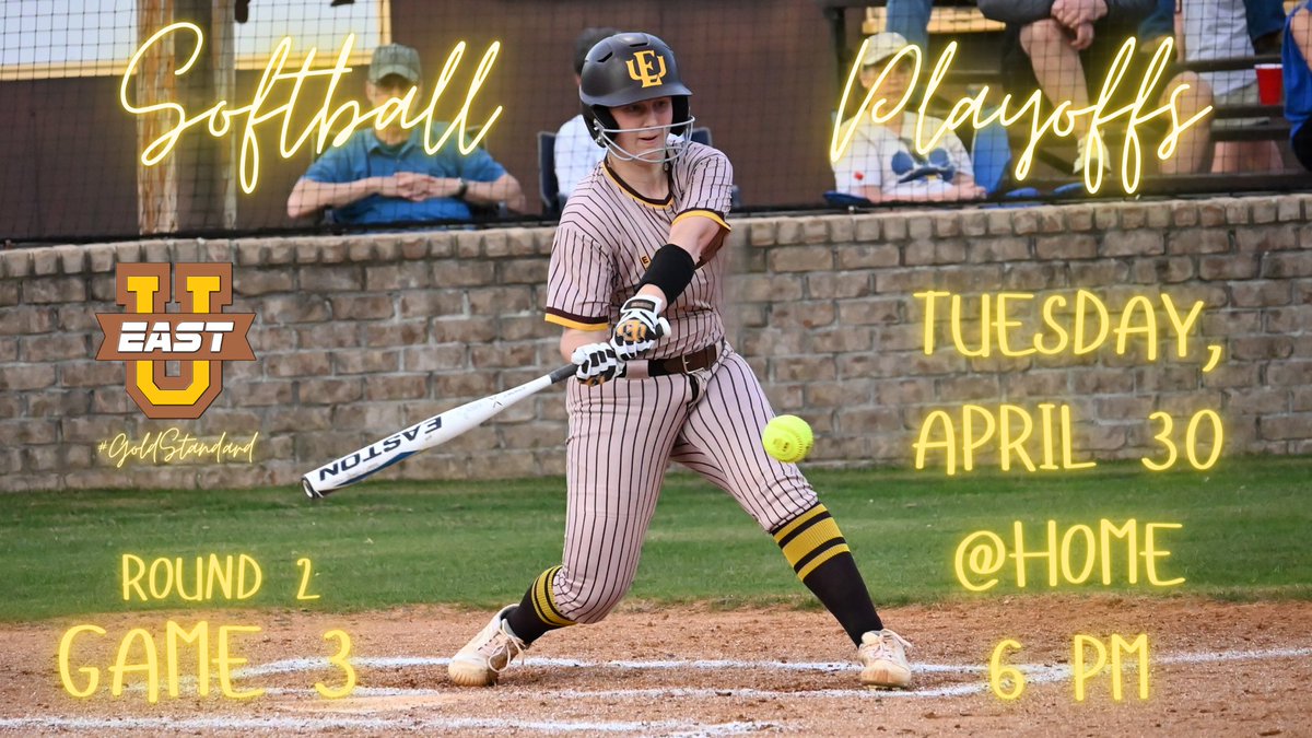 EastUnionAC's tweet photo. Mother Nature is threatening to take the victory Monday, so the Lady Urchins will take an extra day before hitting the field in game three of round two. Join us at home Tuesday where the winner advances to round three. #LadyUrchinSoftball #RoadToTheShip #Round2Game3 #GoldStandard https://t.co/xMsgSxZfYQ
