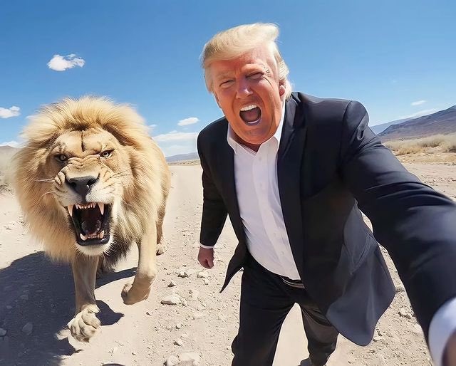 Looks like Trump has the lion vote locked up 👍