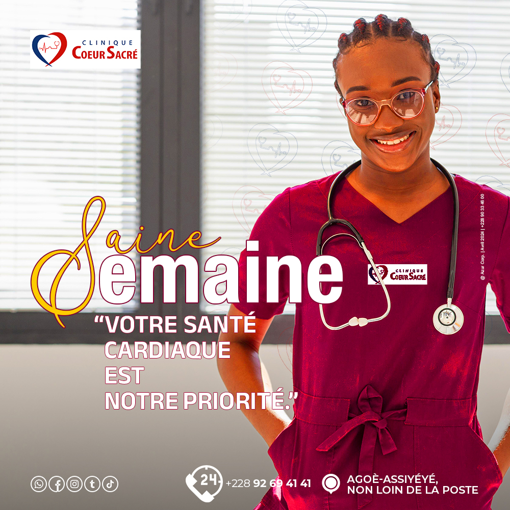 🌟🌿 Bonne semaine à toute notre communauté ! 🌿🌟
En cette nouvelle semaine qui débute, la Clinique Cœur Sacré vous souhaite des journées remplies de vitalité, de santé et de bonheur.
#BonneSemaine #BienEtre #Santé #CliniqueCoeurSacré 💖🏥