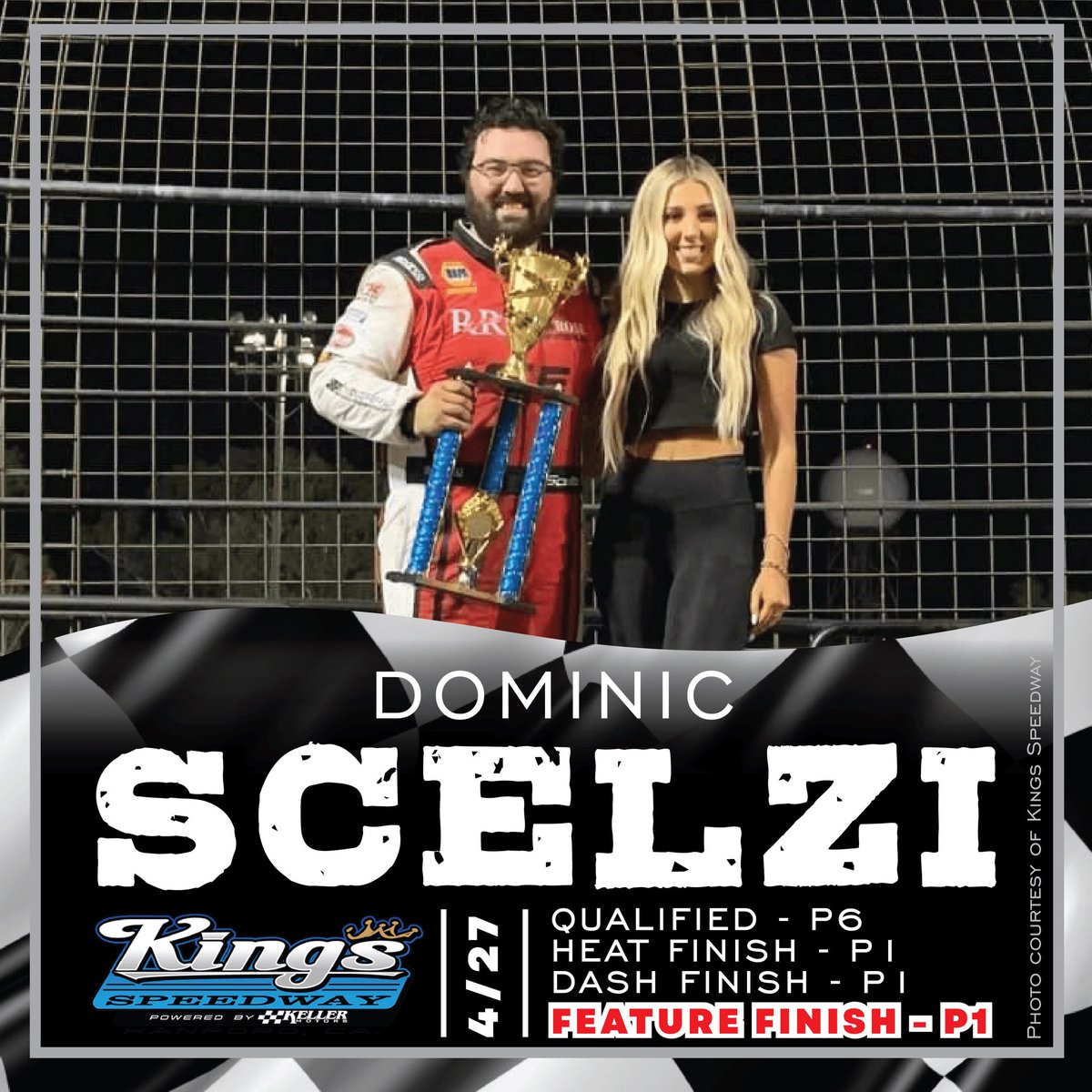 Saturday showcased the first feature victory of the season for Dominic Scelzi! #TeamILP