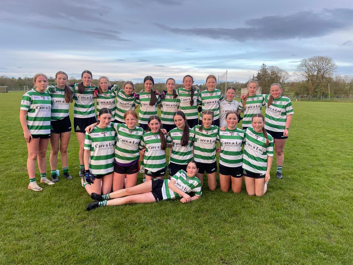 Our U14s hosted Bishopstown in Brinny this evening for a challenge game and came away with a good win playing some very good football. Thanks to Bishopstown for travelling and a good sporting game. @westcorkladies @CorkLGFA @GaaBishopstown