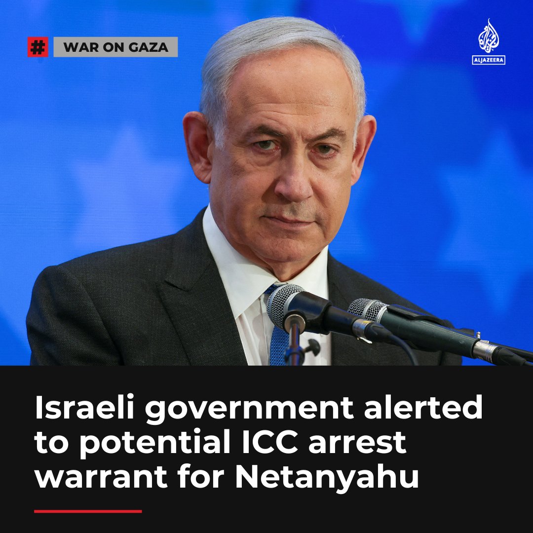 Israeli officials, including PM Netanyahu, may face ICC arrest warrants as the prosecutor probes Israel's actions in the occupied West Bank and Gaza, reports Israel's Channel 12. 🔴 LIVE updates: aje.io/czme40