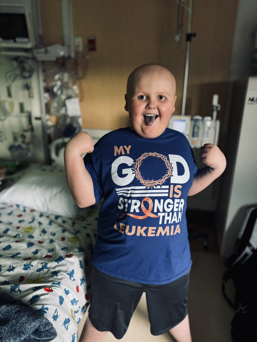 My God is stronger than leukemia!