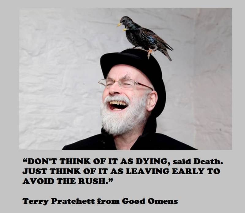 It is odd to miss someone you've never met, but I miss #TerryPratchett