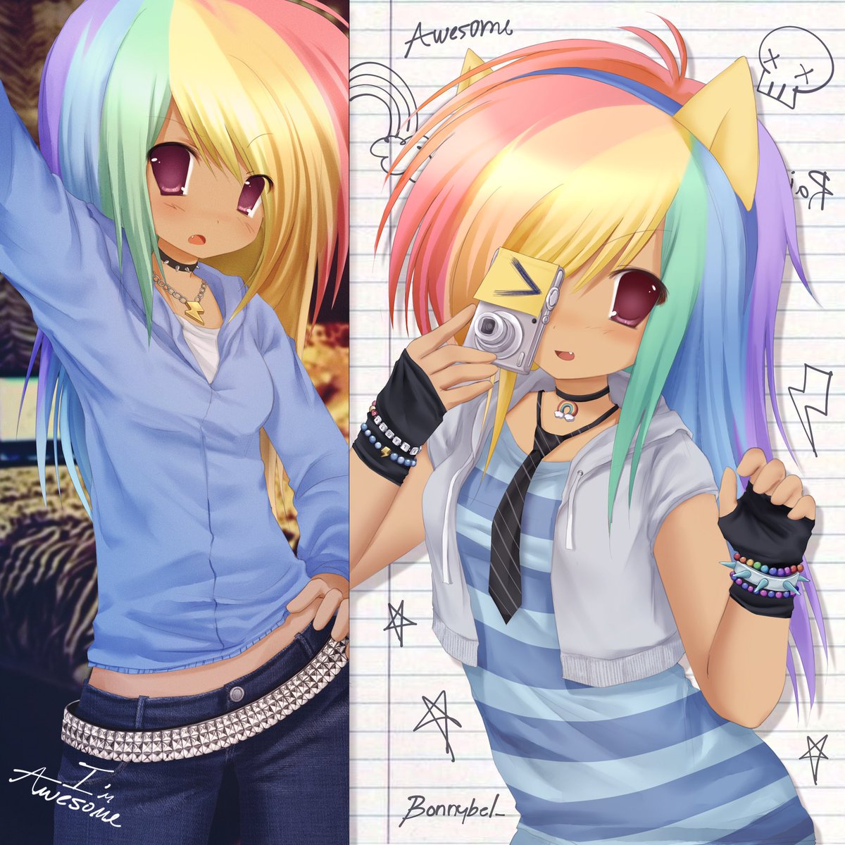 2000s rainbow dash