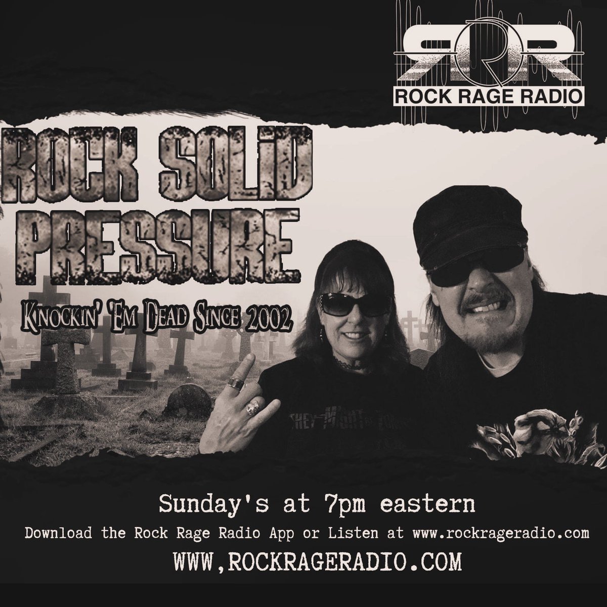 Tonight at 7pm Rockrageradio.Com #rockrageradio