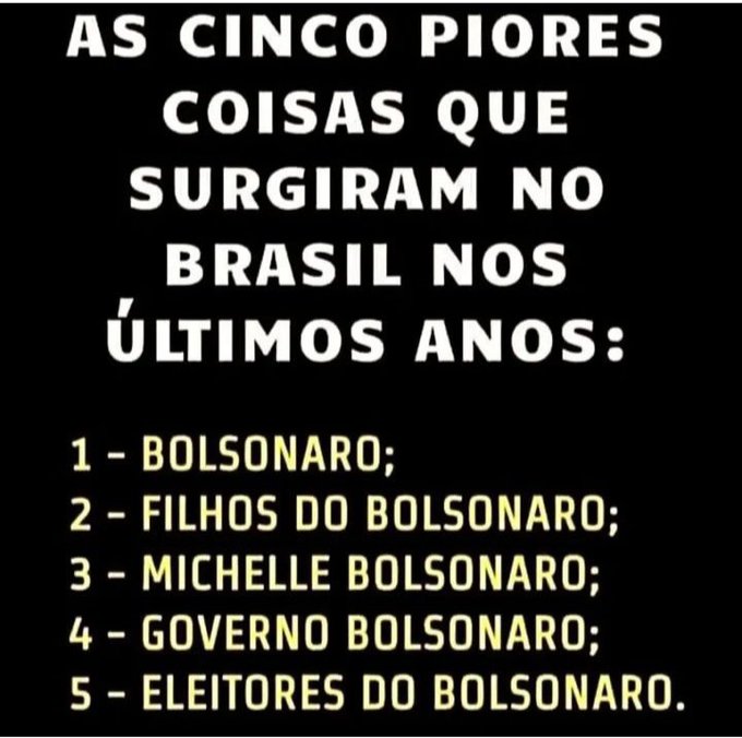 Do traste inelegível não saiu nada que presta, só saiu Desgraça ... 👇