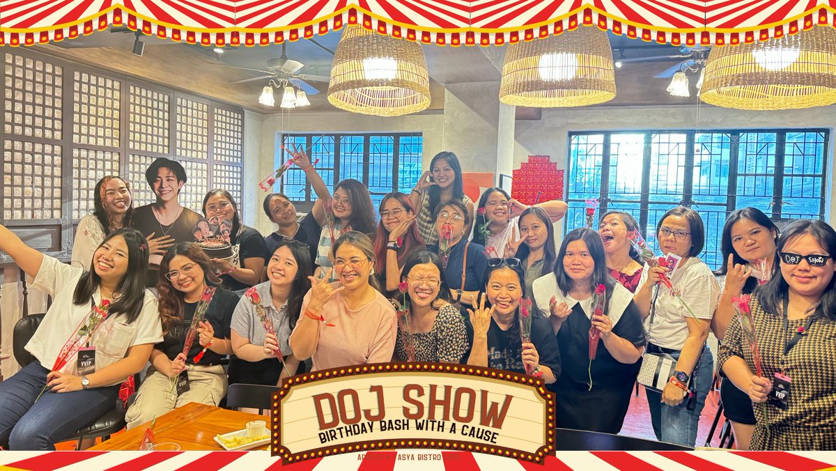 It's been a week since Dojoon's birthday. ❤️

PH Broses, we are so glad to have this opportunity to host our first event.

Thank you so much for having fun with Dojshow 🥰🥀

#TheDojshow #Dojshowday #Dojshowinmoako 🤪 #HappyBirthdayDojoon