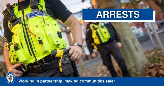 A male was arrest by @BE_NTF who was a proflic shoplifter across the 2 contingencies. @Sutton_WMP and @ErdingtonWMP supported our colleagues from @BE_NTF  

The male is currently in custody 

#OneTeam.
#policefamily