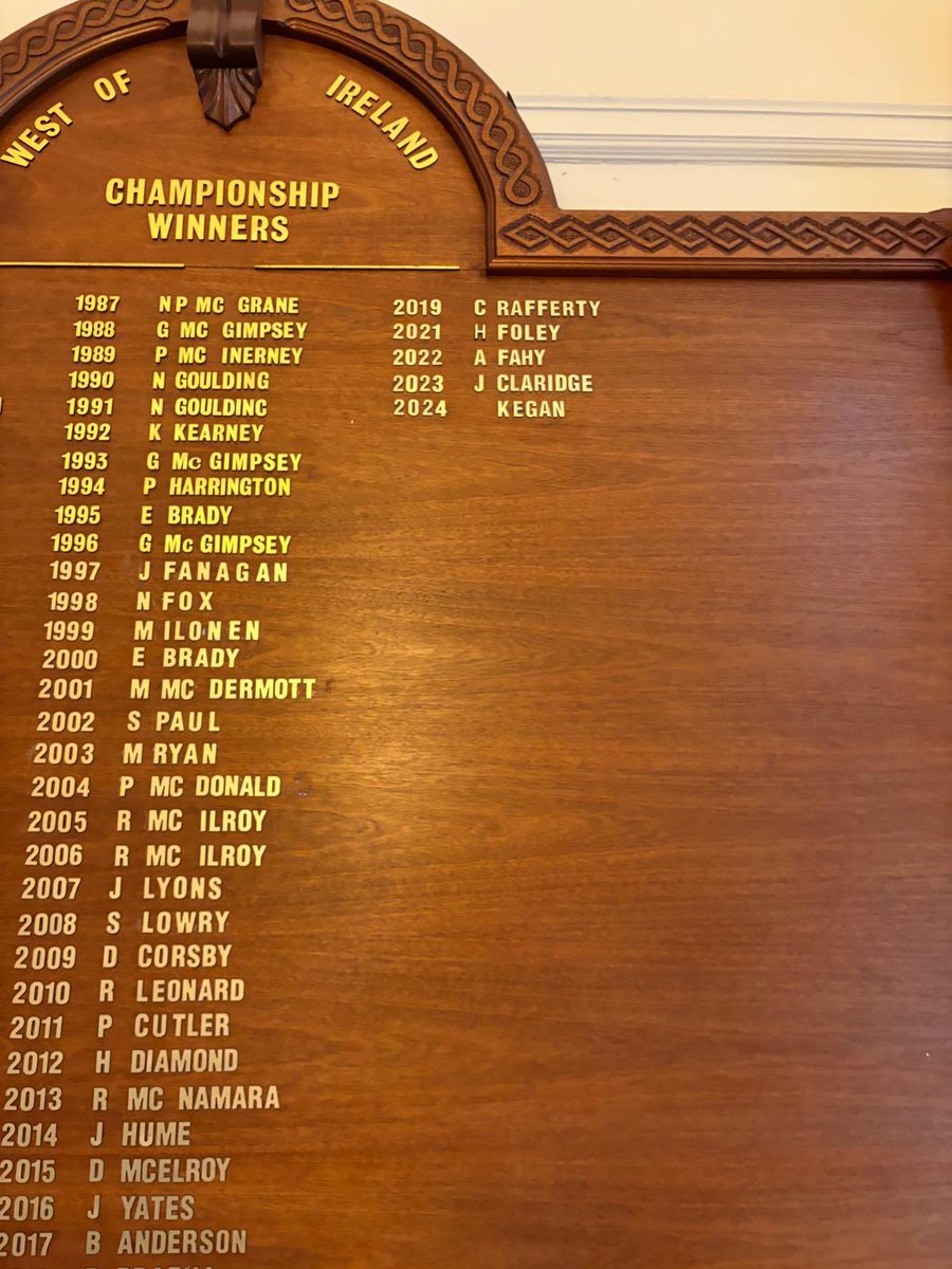 Following a great celebration of past champions this past week two are crowned tonight <a href="/ShaneLowryGolf/">Shane Lowry</a> <a href="/McIlroyRory/">Rory McIlroy</a> at the <a href="/Zurich_Classic/">Zurich Classic</a> #golf #Sligo