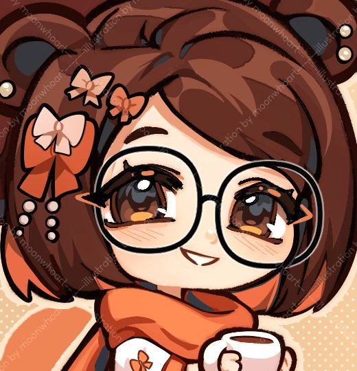 🧡🐻 #chibi #commission #illustration