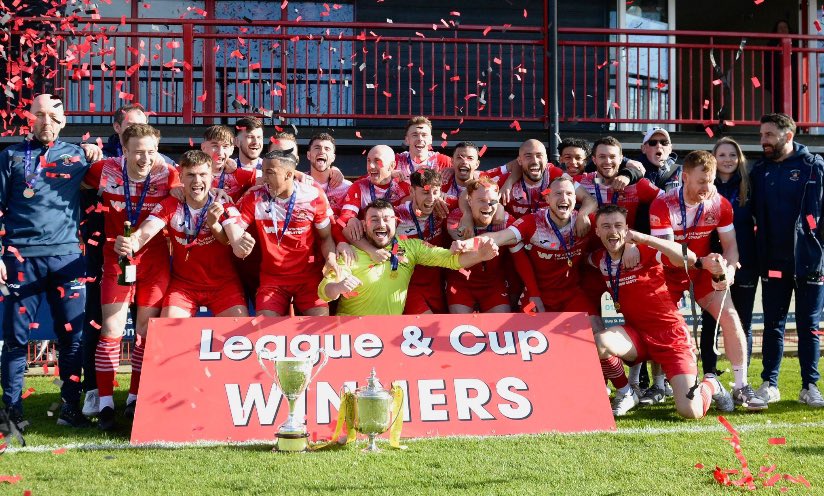 What a season,so proud of the lads and back room staff,you got exactly what you deserved for all your hard work🏆🏆 A special thanks to @tjrothery ,the best I have worked with and someone I trust with my life. I’m lucky to have him by my side as a colleague and friend 💙