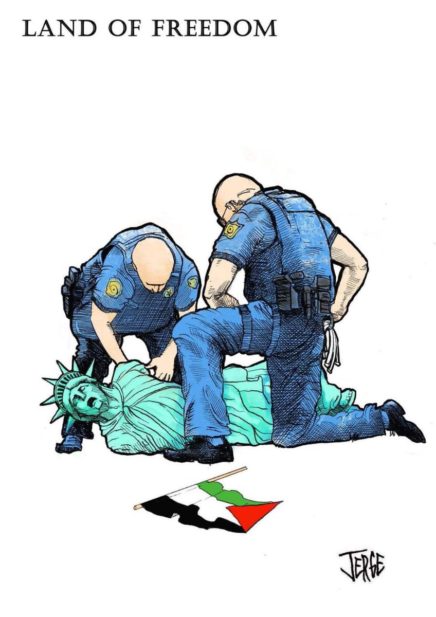 Opinión Gráfica desde la Tierra de Libertad. #SOSUSA #FreePalestine #LatirXUn26Avileño