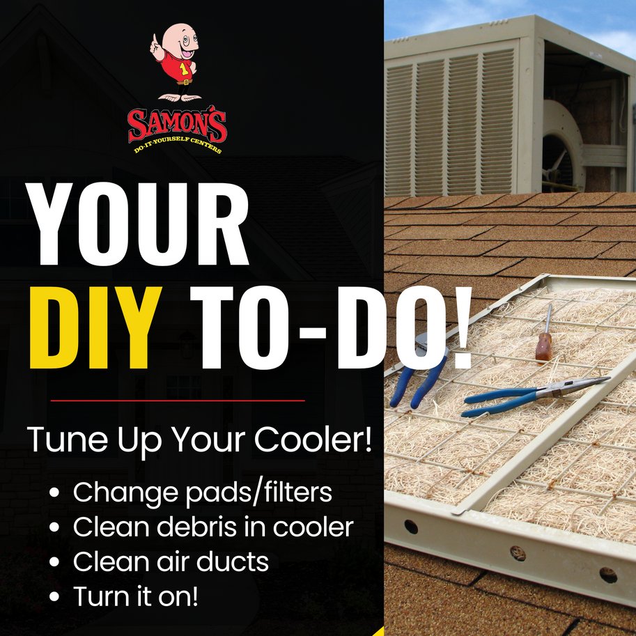 🛠️ Get your cooler ready for the heat! 🌬️  Change filters, clear debris, clean ducts, and switch on!

#DIYTuneUp #CoolerReady #samonsdiy #diy #newmexico #homediy #diytips