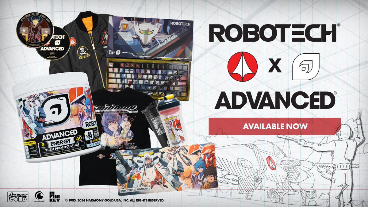 The #Robotech: The #Macross Saga X @ADVANCEDgg Protoculture Collection Is Up NOW! ORDER HERE: advanced.gg/pages/robotech #80s #anime #toys