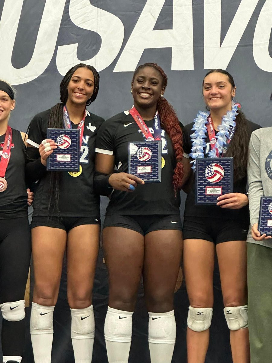 MVP MVP MVP A huge congratulations to @DavisSuliane for being selected the MVP of the USAV 18 Open National Tournament! We are so proud of you!!! A big congrats to Jadyn and Favor for being selected as well.