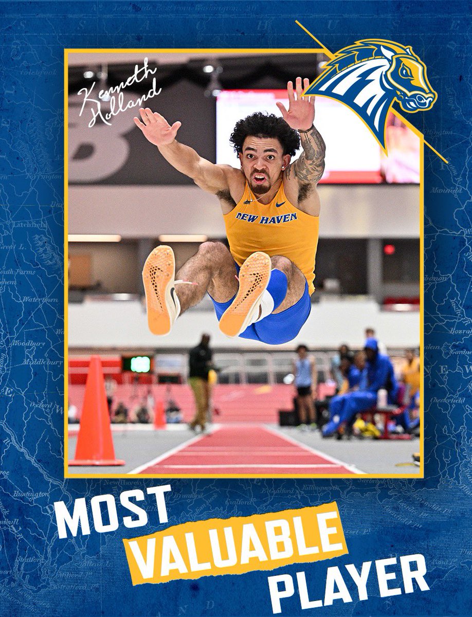 Congratulations to the Men’s Track MVP, Kenny Holland! ⚡️