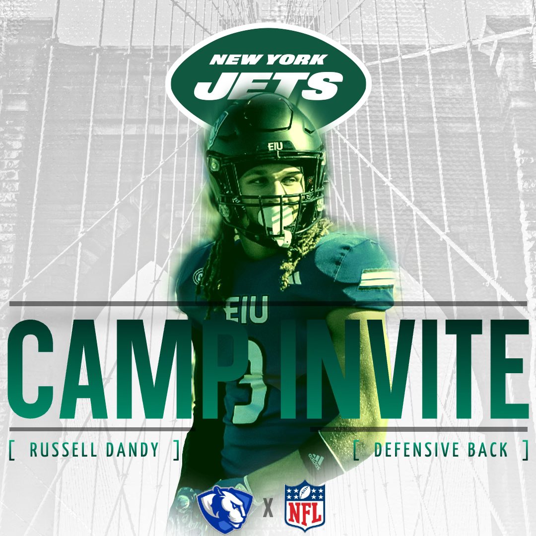 From Charleston to the Big Apple! Congratulations, @russell_dandy on the Camp Invite from the @nyjets! Leave No Doubt! #WeNotMe | #BleedBlue