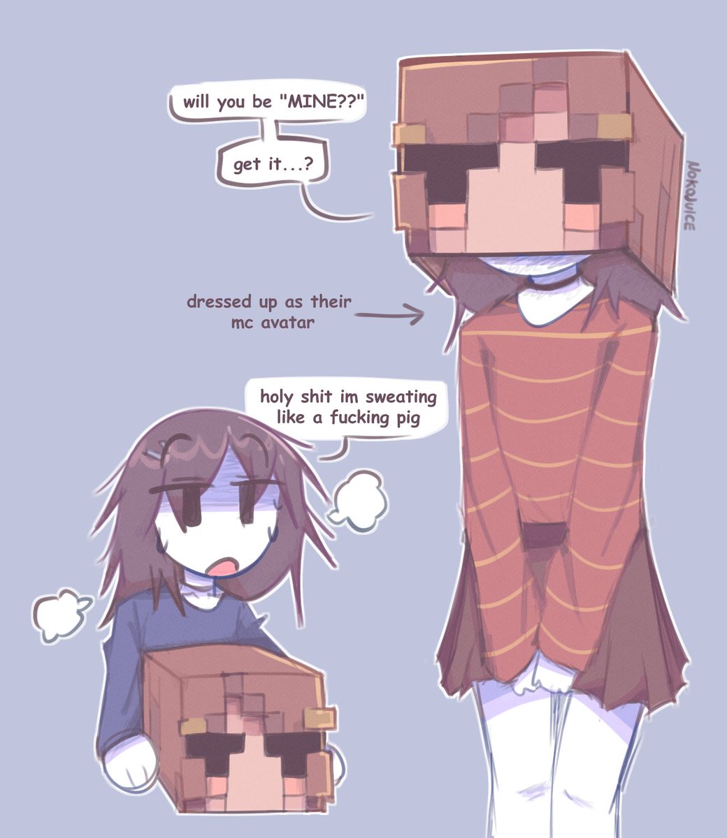 nokojuice's tweet photo. minecraft cosplay (real) https://t.co/aIORzmIHsj