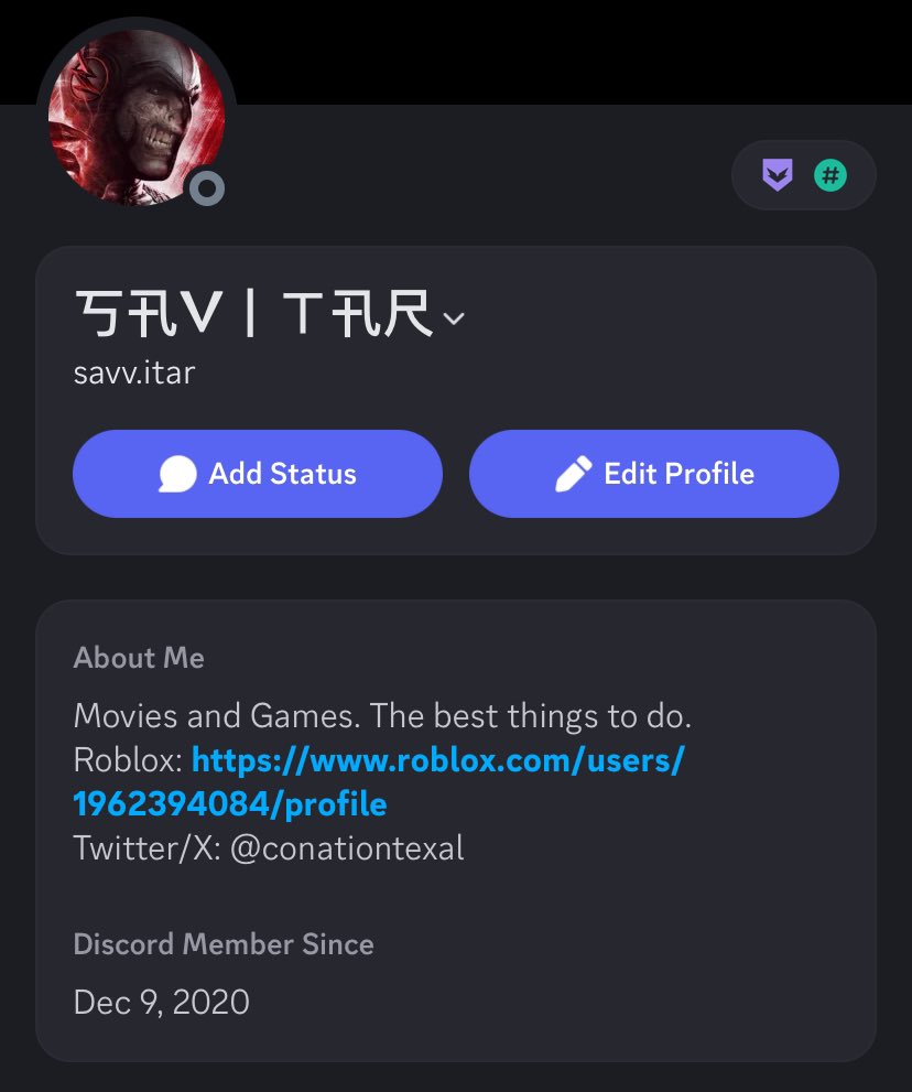 Discord: savv.itar