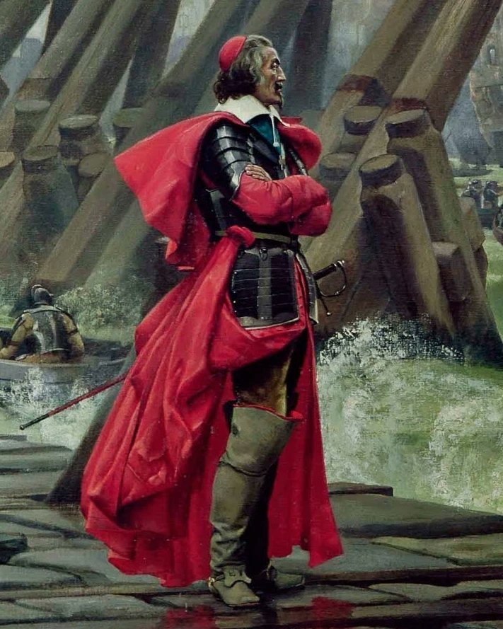 Richelieu sur la digue de La Rochelle