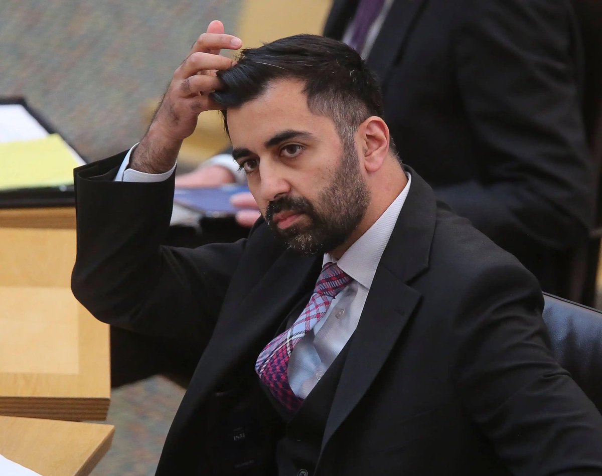 🔥 BREAKING: Scottish First Minister Humza Yousaf, who infamously said that Scotland has too many White people, is set to resign in the coming hours. The Globalists are falling like dominoes right now.