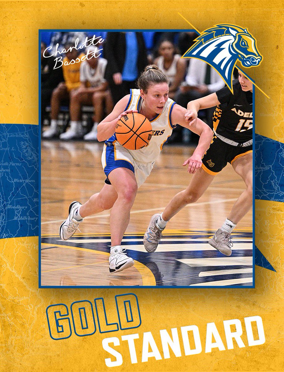 Congratulations to the Gold Standard Award recipient from Women’s Basketball, Charlotte Bassett! ⚡️