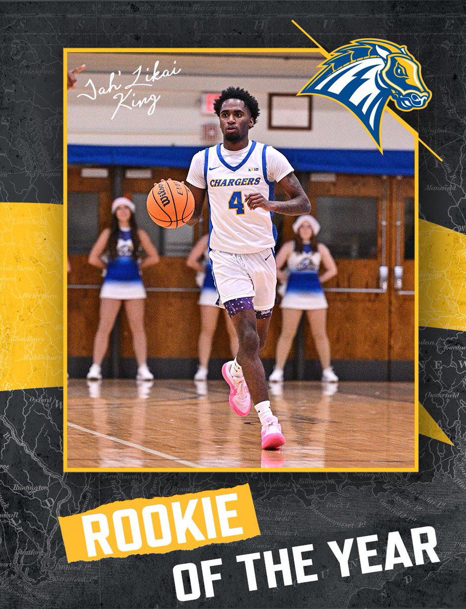 Congratulations to the Male Rookie of The Year from Men’s Basketball, Jah’Likai King! ⚡️