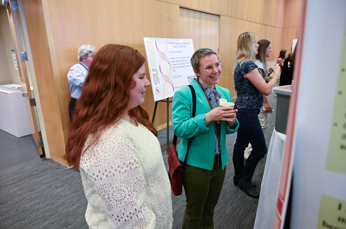 What an incredible showcase of talent at SU's Student Research Conference! 🤩 From captivating presentations to thought-provoking panel discussions and a vibrant poster session, students truly shone with their research. Check out more photos: bit.ly/49MDpOt