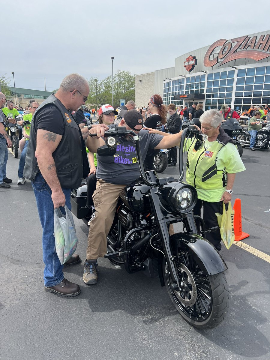 The Blessing of the Bikes at my family’s business is always a highlight of the Spring