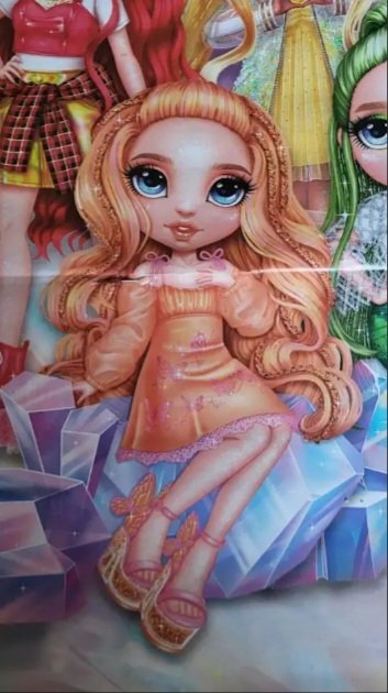 Interesting Rainbow High leaks from TheworldofIssy on YouTube. It seems to be a picture of a poster with the artworks for all of the Rainbow High Slime dolls INCLUDING POPPY. Update: Apparently, this picture is from a Rainbow High magazine.🧡🧡