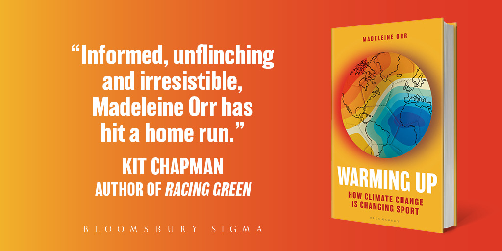 In Warming Up, world-leading sport ecologist @maddyjorr interviews athletes, coaches, politicians and thought-leaders to learn more about the inevitable consequences of climate change on sport. 🌍 Publishing 9th May. Pre-order now: amzn.to/3VKhFz8