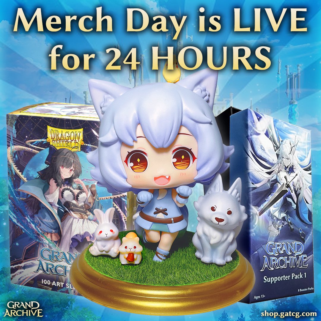 One hour left of our Merch Day sale! Make sure to pre-order the