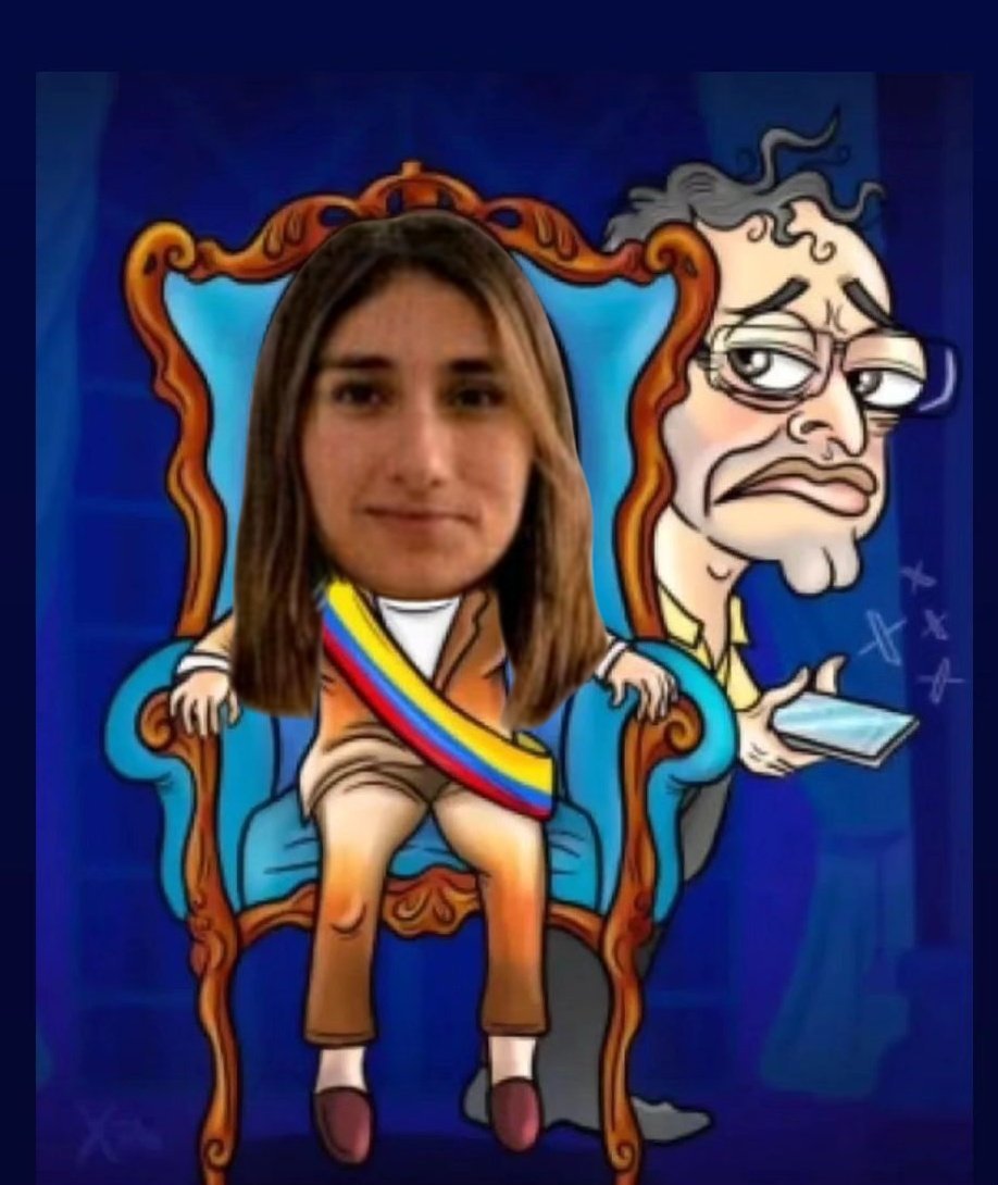 @CatalinaSuarezB @FranciaMarquezM La presidente de Colombia.