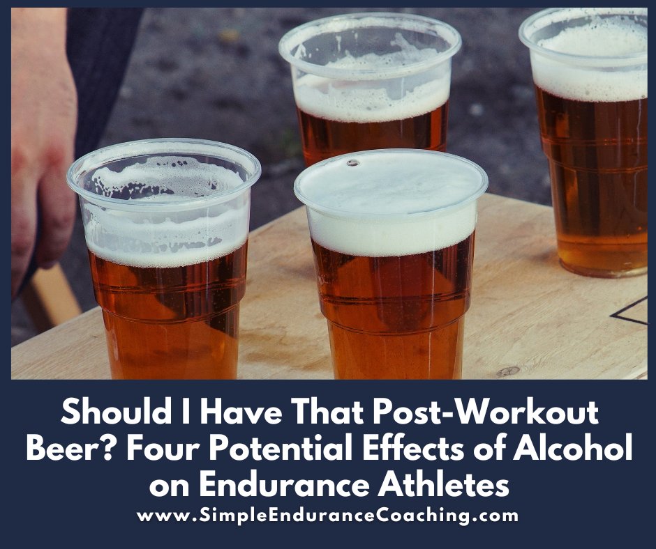 Before reaching for that post-race beer, consider the effects it might have on your endurance training. Our latest blog dives deep into the science behind alcohol's impact on athletes. Join the conversation now! 
simpleendurancecoaching.com/should-i-have-… 
#OptimalPerformance  #AthleteHealth