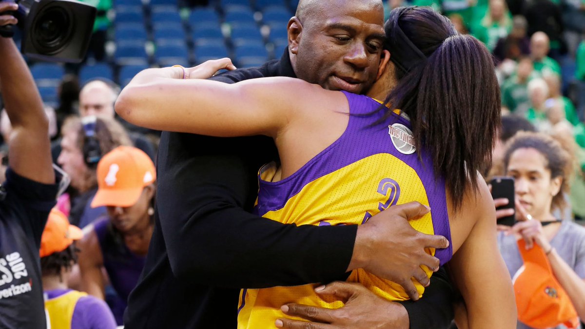 Earvin Magic Johnson (@magicjohnson) on Twitter photo A person who I love and respect, a champion both at the collegiate and professional level, is retiring from the game - <a href="/Candace_Parker/">Candace Parker</a>!
You said that you wanted to leave the game better than when you entered it - and your time at Tennessee, and 16 years in the league, have been A person who I love and respect, a champion both at the collegiate and professional level, is retiring from the game - <a href="/Candace_Parker/">Candace Parker</a>!
You said that you wanted to leave the game better than when you entered it - and your time at Tennessee, and 16 years in the league, have been