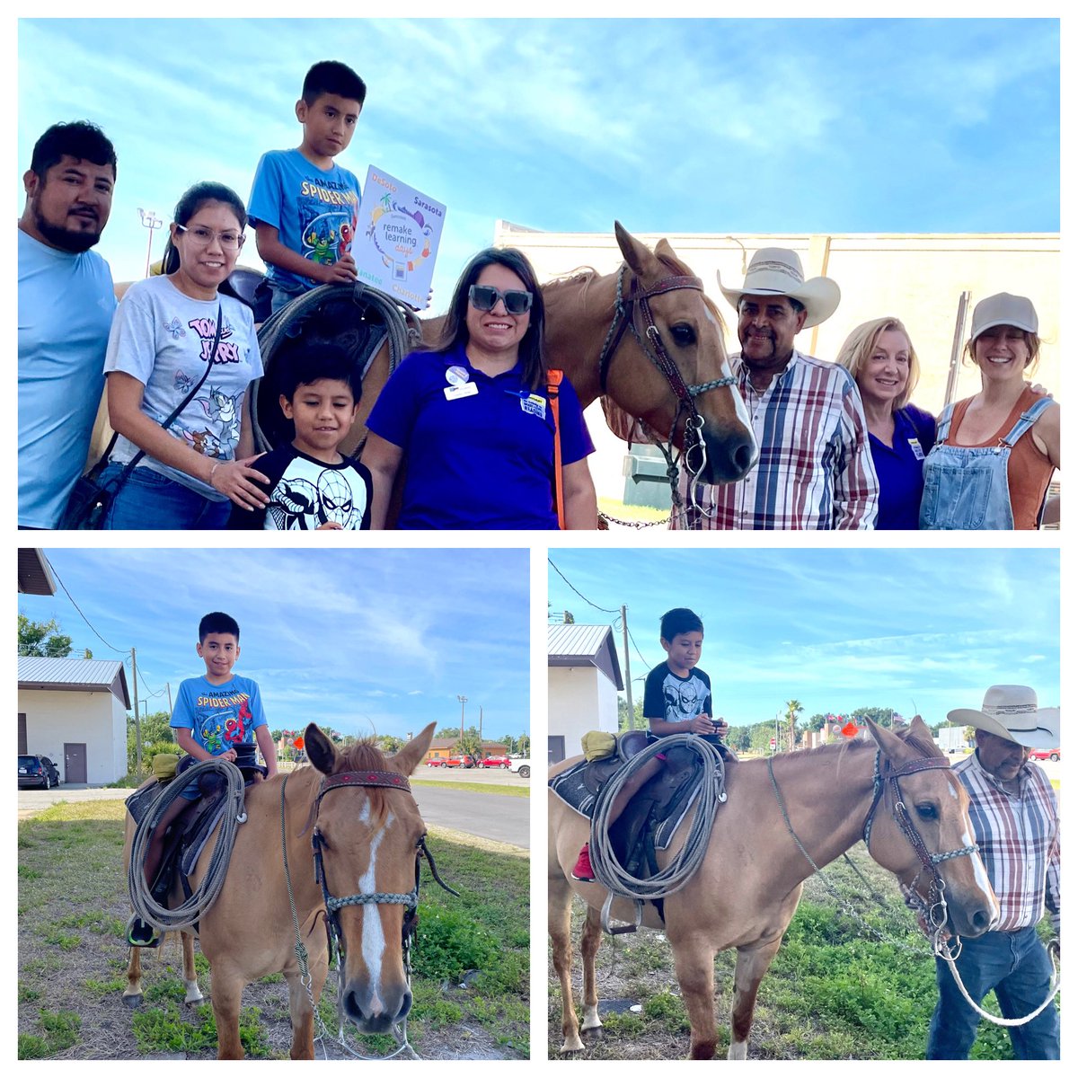 A fun Saturday morning in DeSoto riding on gentle Mollie, the horse, with the very talented trainer Pancho Martinez! #suncoastremakedays  <a href="/SuncoastCGLR/">Suncoast GL Reading</a> <a href="/ThePattersonFdn/">The Patterson Foundation</a> <a href="/cpenatpf/">Cinthia Pena</a>  <a href="/TPFCommunicator/">Stacy Sternberg</a>