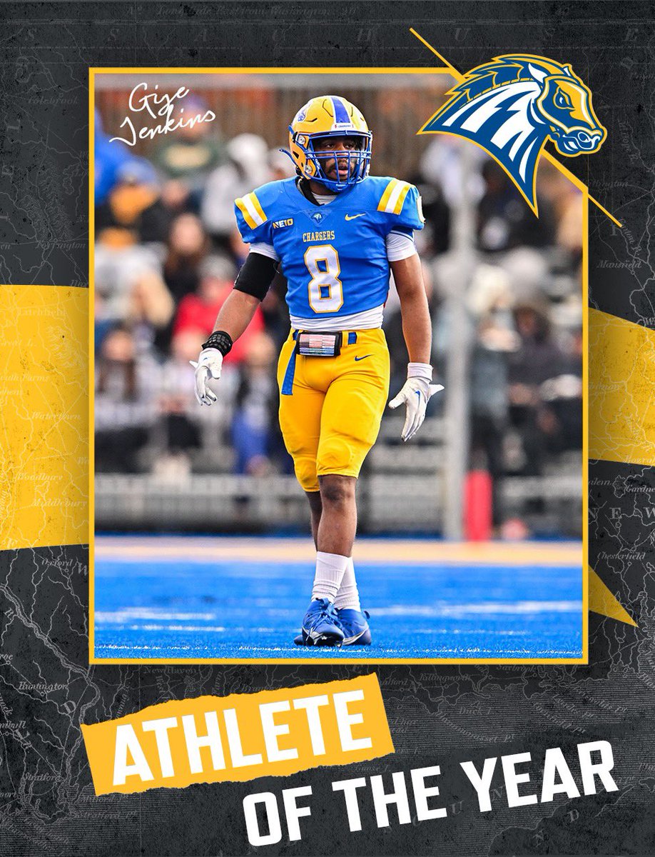 Congratulations to the Male Athlete of The Year, from Football, Giye Jenkins! ⚡️