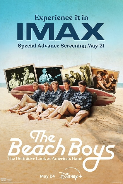 Disney+ and IMAX® will host “The Beach Boys: IMAX Live Experience” from Hollywood, a special once-in-a-lifetime event that will be live-streamed to 12 IMAX theatres nationwide on Tue May 21st 🎦 RSVP at Fandango.com/TheBeachBoysIM… 📽️🎞️🍿 #beachboys #documentary #IMAX @DisneyPlus