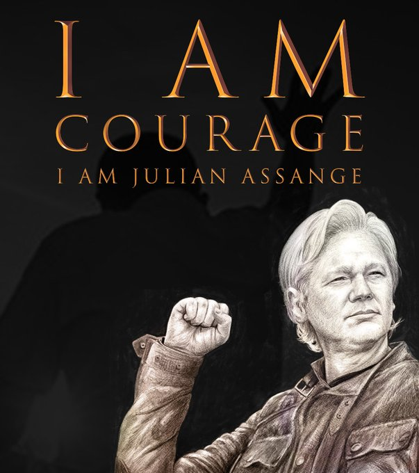 I Am Courage. I Am #JulianAssange