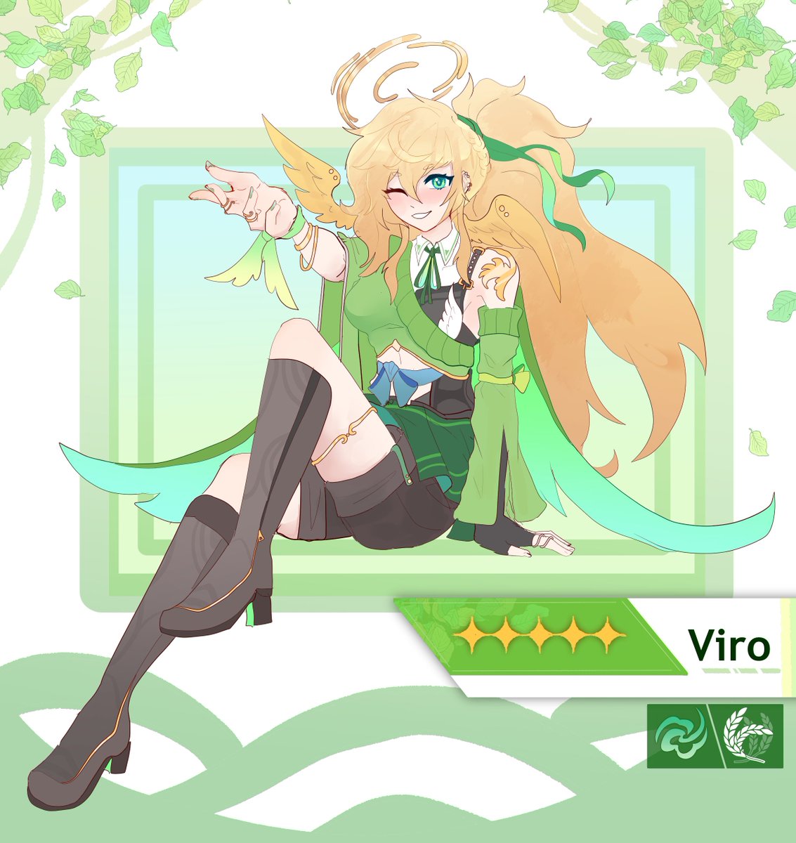 I decided to turn Viro into a Honkai Star Rail character, would you E6 her? 😳
