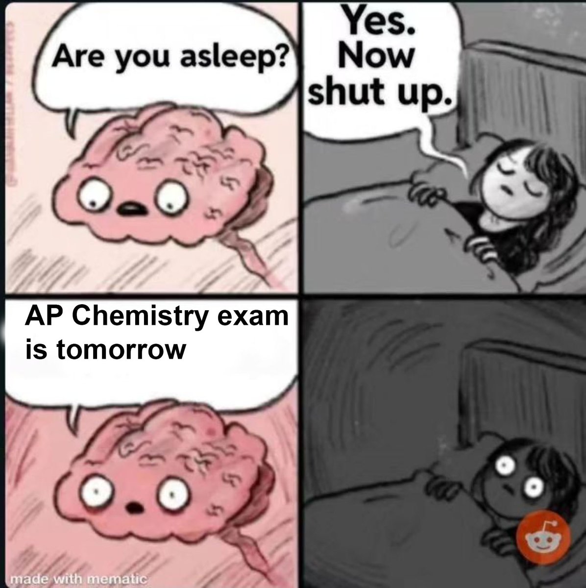 NextGreatThingx's tweet image. It's the big day tomorrow. Get some rest and eat a good breakfast. #APChem #examcountdown #1moreday