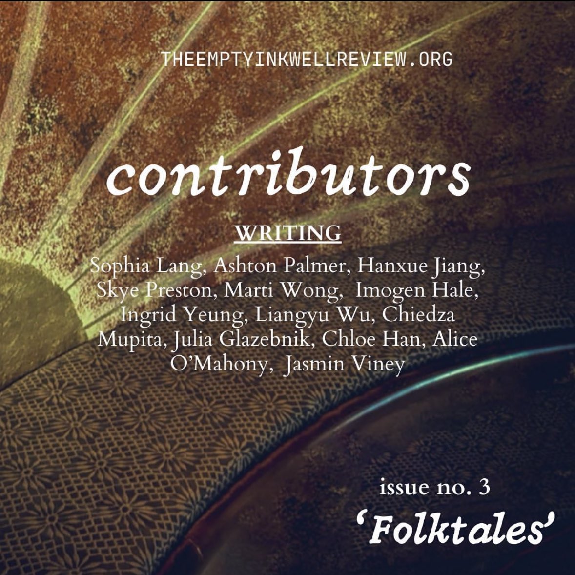 The Empty Inkwell Review | ISSUE 3 OUT NOW! tweet media