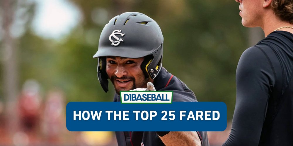 🚨🚨HOW THE TOP 25 FARED🚨🚨 How did the @d1baseball Top 25 teams fare during Week 11? We have the answer: d1baseball.com/top-25/how-the…