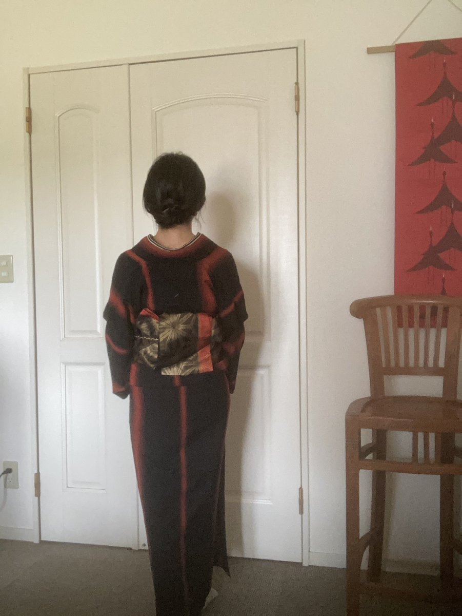 KImuret's tweet photo. お久しぶりです
結構着てるけどあげれてないのです
#普段着物 https://t.co/dAvSzALFfo