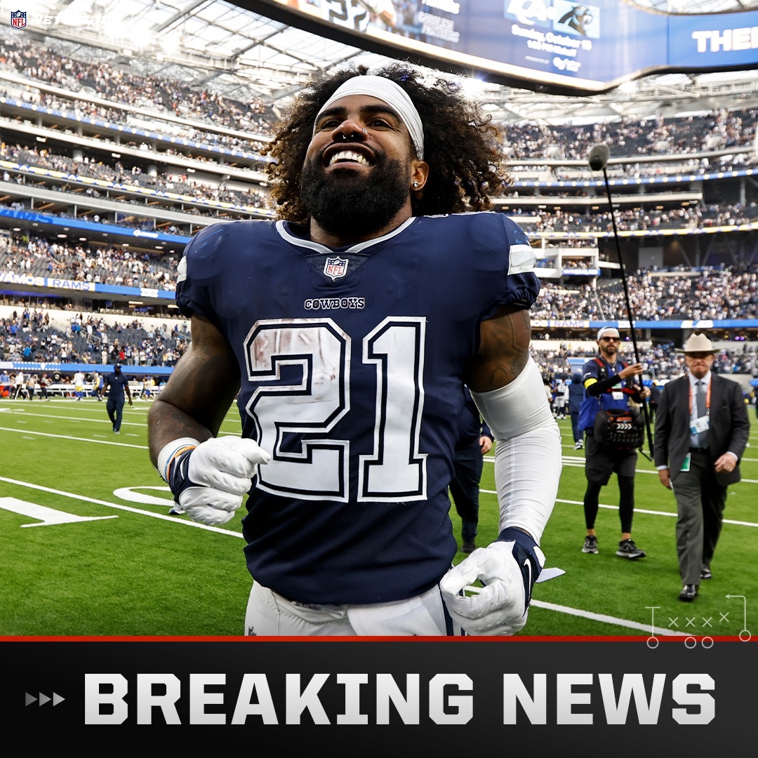 He’s back: The #Cowboys have agreed to terms with their former star RB Ezekiel Elliott, per me and @TomPelissero, as the ex-rushing champ now gives Dallas a proven weapon in the backfield. The two sides met in person on Wednesday, and pending physical, it’s happening.