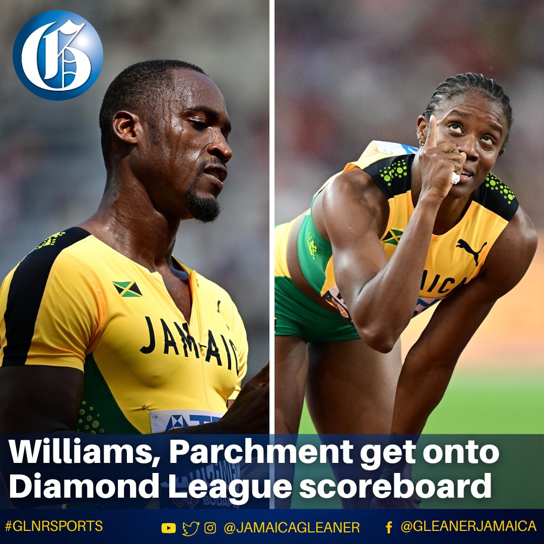 Sprint hurdlers Danielle Williams and Hansle Parchment bagged third-place finishes at yesterday’s Wanda Diamond League in Suzhou, China. Read more: jamaica-gleaner.com/article/sports… #GLNRSports