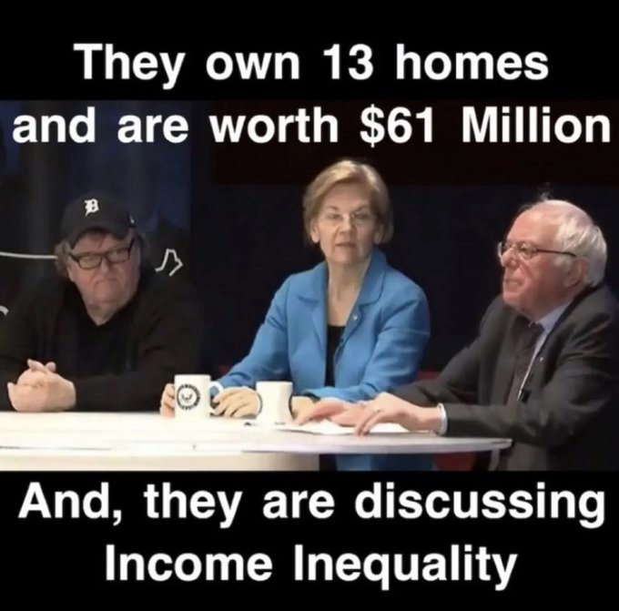 13 homes? Imagine how many illegal migrants they could house. And feed ...... 🤡🌎